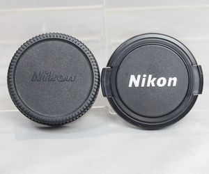 0404107 [ superior article Nikon ] Nikon 52mm lens cap & LF-1 lens rear cap 