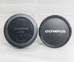 0404160 [ superior article Olympus ] OLYMPUS 49mm lens cap & lens rear cap 