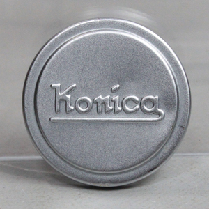 040411 【良品 コニカ】 Konica 内径 37mm (フィルター径 35.5mm) かぶせ式メタルレンズキャップ