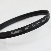 0404132 【美品 ニコン フィルター】 Nikon 52ｍｍ NC ニュートラルカラー_画像1
