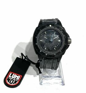 ★bk-816 Luminox ルミノックス 腕時計 0201BO SENTRY SERIES 0200 クォーツ ラバーベルト ミリタリーウォッチ 現状品(T195-5)