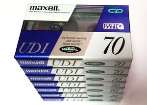 * rare new goods unopened *Maxell UDⅠ70_7ps.@_ music for cassette tape _ normal _mak cell 