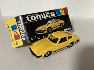 280Z-T 日産フェアレディZ 右ドア.トランク小傷 箱耳切取り.フタに書込み.箱擦れ有 1/61日本製トミカ15 同梱金土曜終了分.水曜迄支払厳守