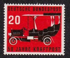 * Germany * memory { mail bus 50 year }1955 year 1 kind ./NH Scott#728