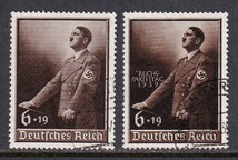 ★ドイツ・慈善 ≪ヒットラー/ナチス党大会他≫1939年 2種完 Scott#B140、B147_画像1