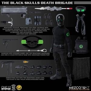 mezco one12 メズコ　Black Skulls Death Brigade