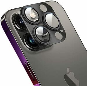 iPhone 14 Pro/iPhone 14 Pro Maxカメラフィルム アルミ合金製＋AR高透過率強化ガラス Apapeya