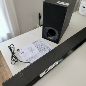 【ジャンク】SONY ホームシアターシステム ソニー HT-NT5 サウンドバー サブウーファー Bluetooth対応 重低音 サラウンド ハイレゾ 訳あり