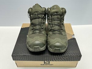 【サロモン SALOMON　XAフォース　ミッドカット　GTX　レンジャーグリーン　25.5cm】