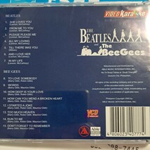 video cd Beatles, BEE GEES カラオケ_画像2