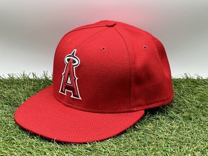 【050206】NEWERA ニューエラ オーセンティックコレクション ロサンゼルス・エンゼルス 59FIFTY キャップ 帽子 7-8/1 MLB【40430S10】 