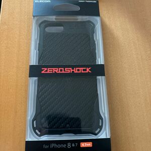 エレコムiPhoneSE第2・3世代ケースZEROSHOCK 未使用　送料無料