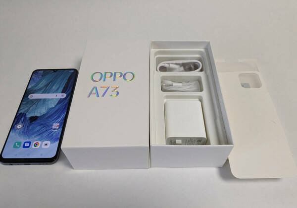【訳あり】OPPO A73 ネービーブルー 楽天モバイル版 SIMフリー