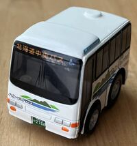 ◇チョロQ 北海道 中央バス ハイブリッド 札幌 タカラ プルバック ミニカー 中古_画像1