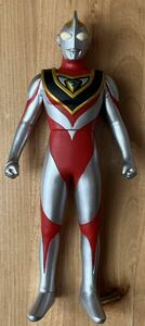 ◇ウルトラヒーローシリーズ NEWパッケージ版 ウルトラマン ガイア V2 中古 ソフビ フィギュア 2009 バンダイ 