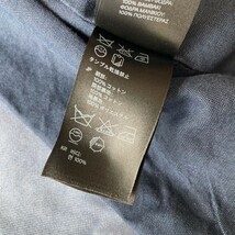 エイチ アンド エム H&M 2B テーラードジャケット 48表記 Lサイズ相当 水色 ブルー系 コットン100% 綿 背抜き メンズ MEN'S 上着 春夏秋冬_画像8