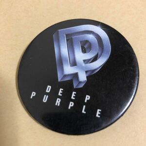 ディープ・パープル 缶バッジ 1985年来日時グッズ DEEP PURPLE リッチー・ブラックモア 日本武道館