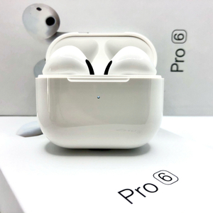 送料無料 新品 AirPods Pro型 ワイヤレスイヤホン [Pro6] 高品質 2024最新 TWS 充電ケース付 イヤホン Bluetooth5.2 iPhone 12 13 14 pro