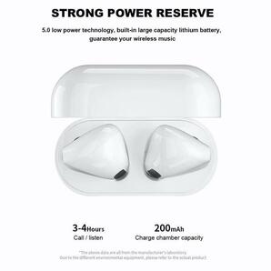 送料無料 新品 AirPods Pro型[Pro4] ワイヤレスイヤホン 2024最新型 高品質 TWS 充電ケース付 Bluetooth5.0 Hi-Fi iPhone 11 12 13 15 proの画像4