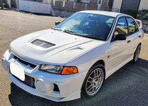 【名vehicle】〔beautiful condition〕〈One owner〉Mitsubishi Lancer RS エボリューションⅣ 1996 Actual distance1万km台 5速M/T P/S