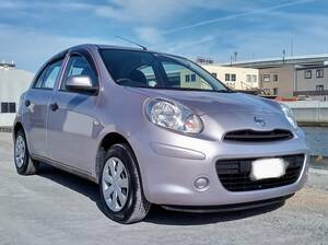 【Must Sell】beautiful condition〈Non-smoker vehicle〉［Actual distance1,500km］Nissan MarchS Purple Keyless entry Power steering Power window 記録簿多数有り
