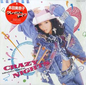 A00575904/12インチ/本田美奈子 with ブライアン・メイ(クイーン)「Crazy Nights / Golden Days (1987年・T12-105・BRIAN MAYプロデュー