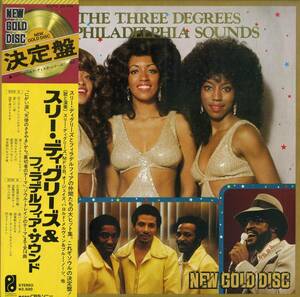 A00583093/LP/スリー・ディグリーズ「The Three Degrees & Philadelphia Sounds (1975年・ECPO-29-PH・ソウル・SOUL・ファンク・FUNK・デ