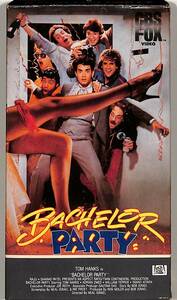 H00014382/VHSビデオ/「Bachelor Party/バチェラー・パーティ」