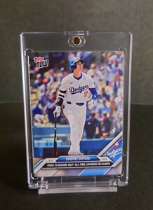 topps now 大谷翔平 ドジャース 日本人最多HR マグホ封入