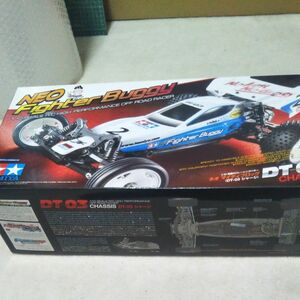 タミヤ 1/10 電動RC レーシング バギー ネオ マイティフロッグ DT-03シャーシ 未組立