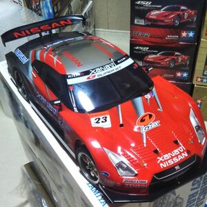 タミヤ 1/10 RCカースペアパーツ NISSAN XANAVI NISMO GT-R 2008 スペアボディセット　ボディのみ