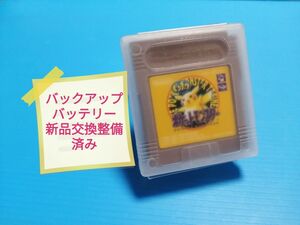 GB ゲームボーイ ソフト ポケットモンスター ピカチュウ バックアップバッテリー新品交換整備済み ポケモン 黄