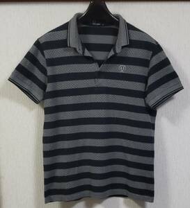 FRED PERRY●フレッドペリー●ストライプドット●ポロシャツ●М