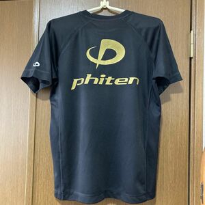 phiten 半袖Tシャツ スポーツ 黒 Tシャツ