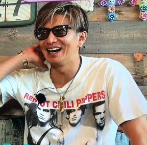 Lサイズ 木村拓哉 RED HOT CHILI PEPPERS キムタク着 Tシャツ