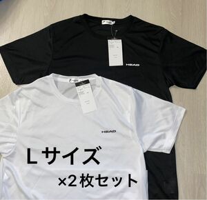 head メンズTシャツ　Lサイズ　2枚セット　ブラック&ホワイト