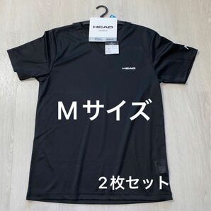 head メンズTシャツ　Mサイズ　2枚セット　ブラック