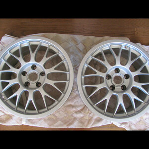 BBS DTM RG225 9J 17インチ ET45 5穴 114.3 ホイールのみ2本セット