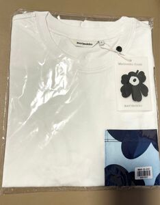 【新品・タグ付き】マリメッコ　キオスキ　Tシャツ　コットン　S ユニセックス ホワイト