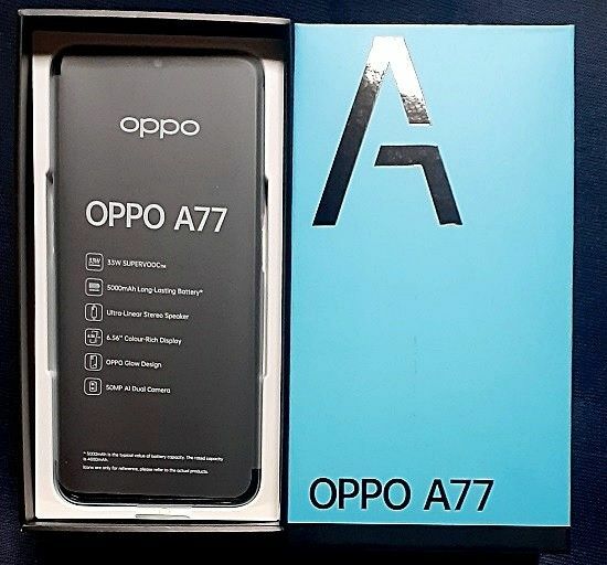 OPPO A77 CPH2385ブルー SIMフリー
