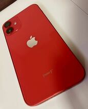 Apple iPhone 12 mini 本体 SIMフリー 128GB RED Apple レッド MontBlancケース付 バッテリー容量83% _画像5