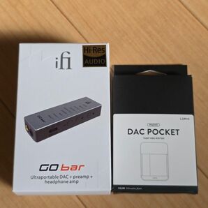 【ケースも付属で更にお得なセット】ifi audio Go Bar + DAC POKETセット