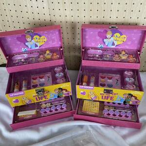 * unused goods with special circumstances * selling out 1000 jpy ~ Disney Princess cosmetics set dress up set toy 2 piece set Sagawa 100