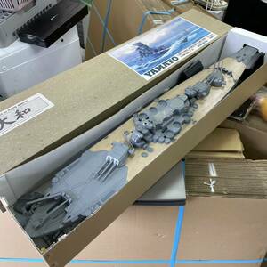 * распродажа 1000 иен ~ * сборка по среди пути пластиковая модель Yamato броненосец полный дисплей Sagawa 140