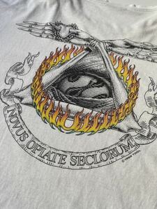 90s Tool バンT ツアーT プリントT Tee アートT マリリンマンソン Nirvana レッチリ Tシャツ フリーメイソン Novus Opiate Seclorum tour 