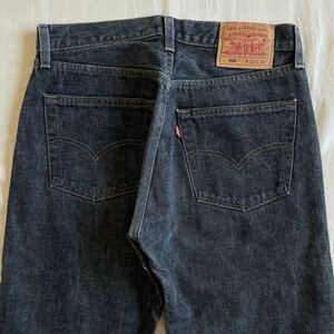 USA製 Levi’s 501 先染めブラックW31 デニムパンツ 00s リーバイス 黒 ビンテージ 90s