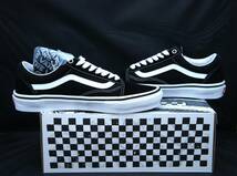 SALE！ 送料無料！【新品】US9.5 27.5cm VANS バンズ SKATE OLD SKOOL スケート オールドスクール ブラック/ホワイト_画像5