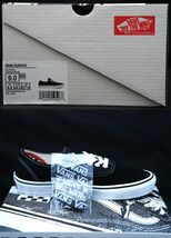 SALE！ 送料無料！【新品】US9 27cm VANS バンズ SKATE AUTHENTIC スケート オーセンティック ブラック/ホワイト 3_画像10