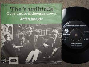 The Yardbirds-Over Under Sideways Down★デンマーク Orig.7&#34;/マト1/Jeff Beck