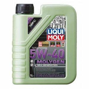 LIQUI MOLY リキモリ モリジェンニュージェネレーション 5W40 1L 8576 エンジンオイル 5W-40 1L 1リットル Molygen New